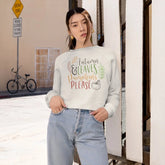 Fall Women's Cropped Fleece Pullover