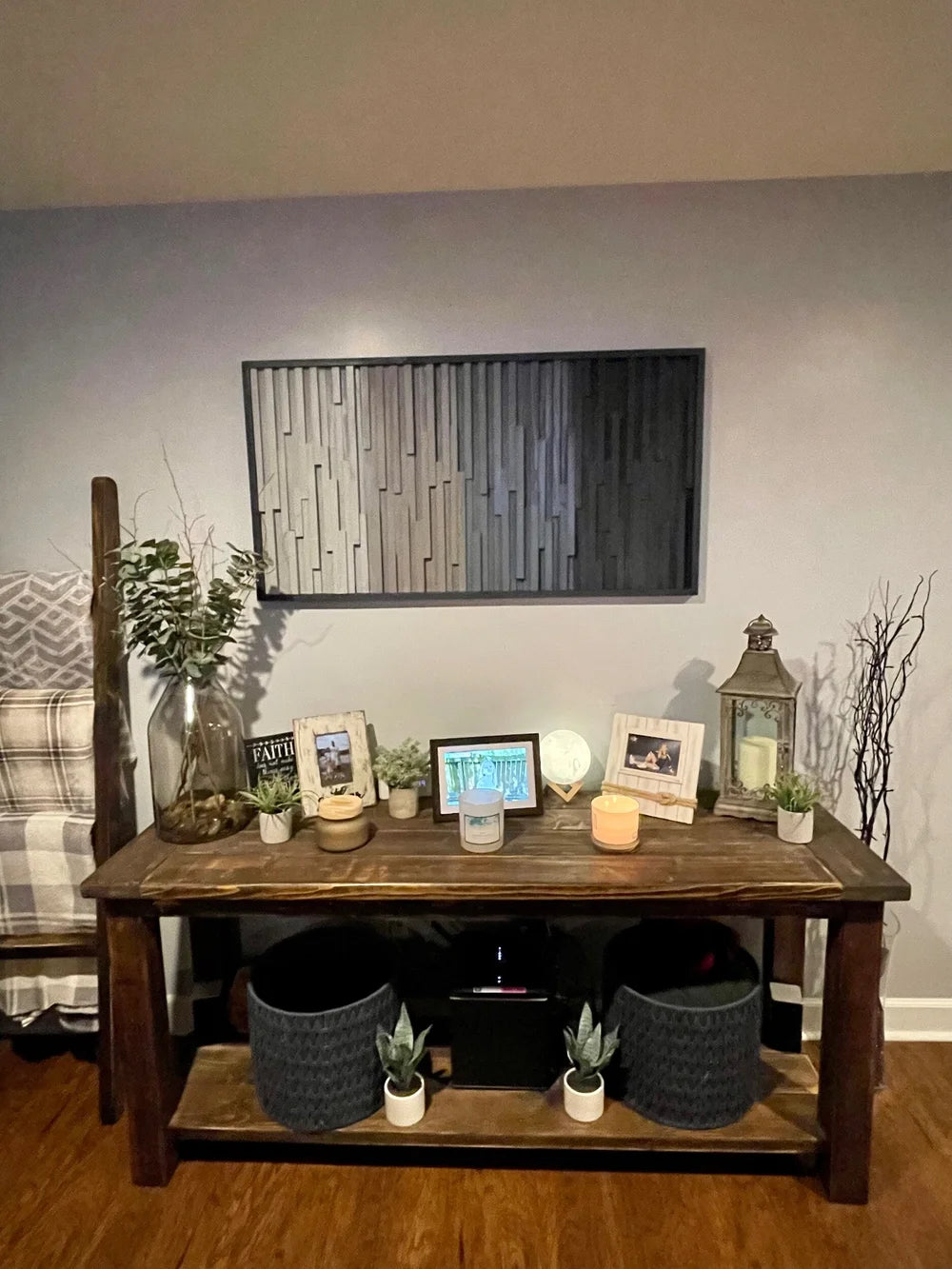 Framed Rustic Wooden Wall Art