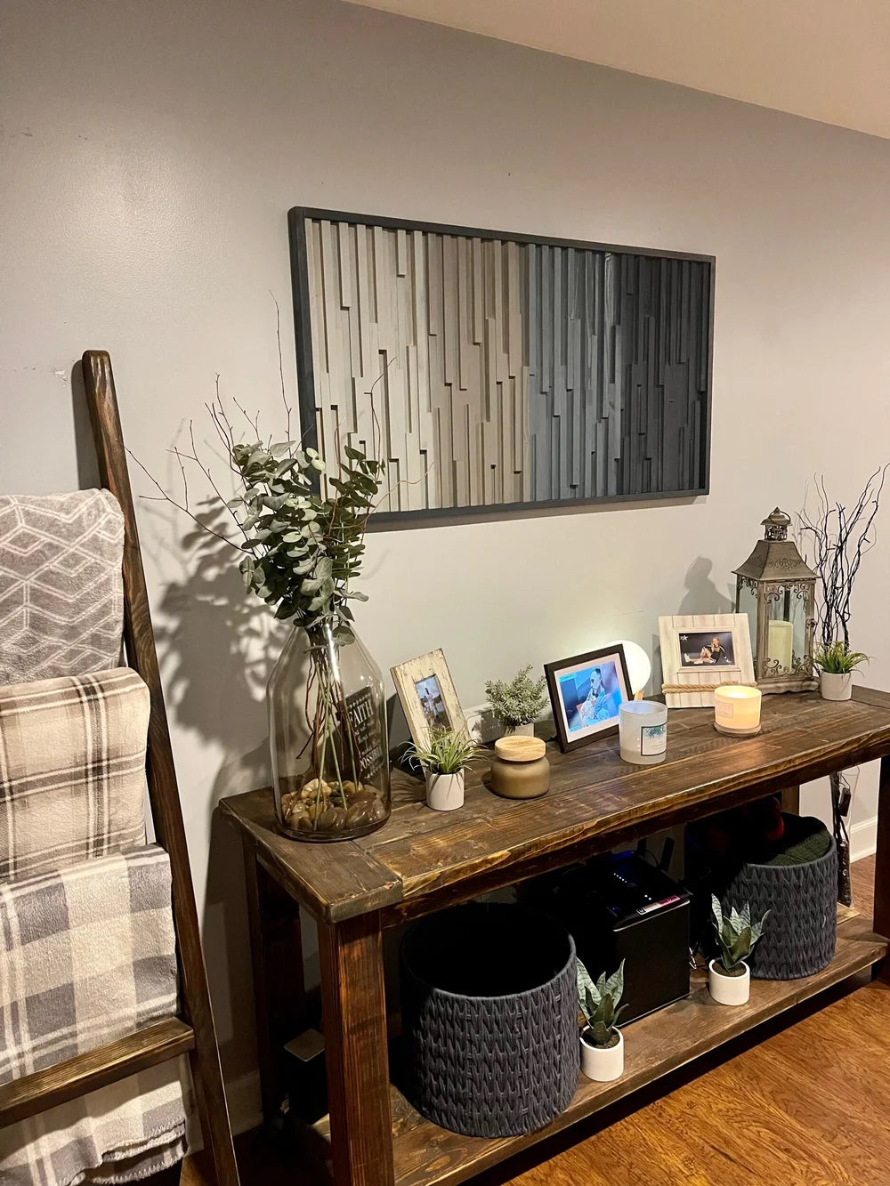 Framed Rustic Wooden Wall Art