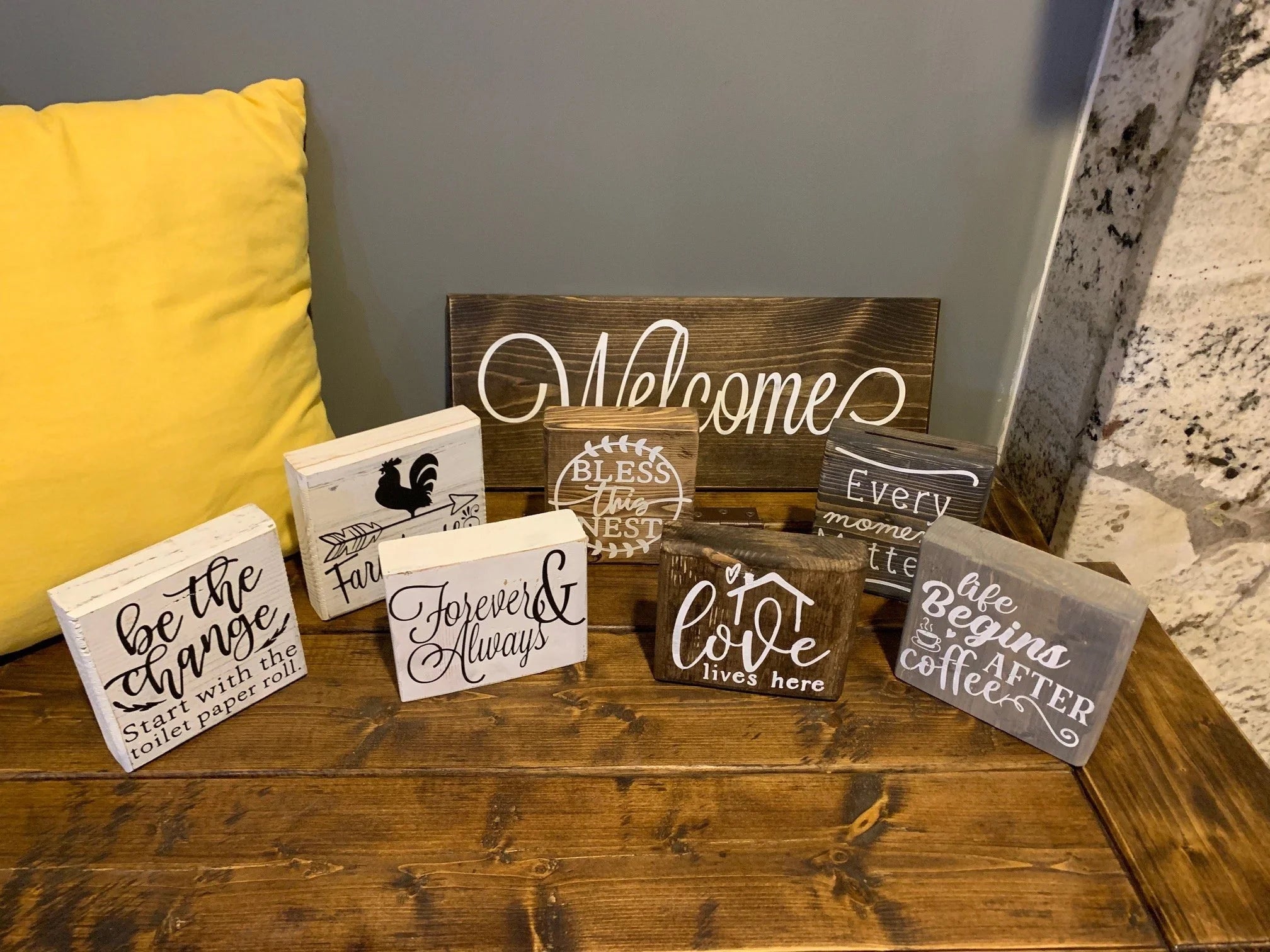 5" Rustic Farmhouse Decor
