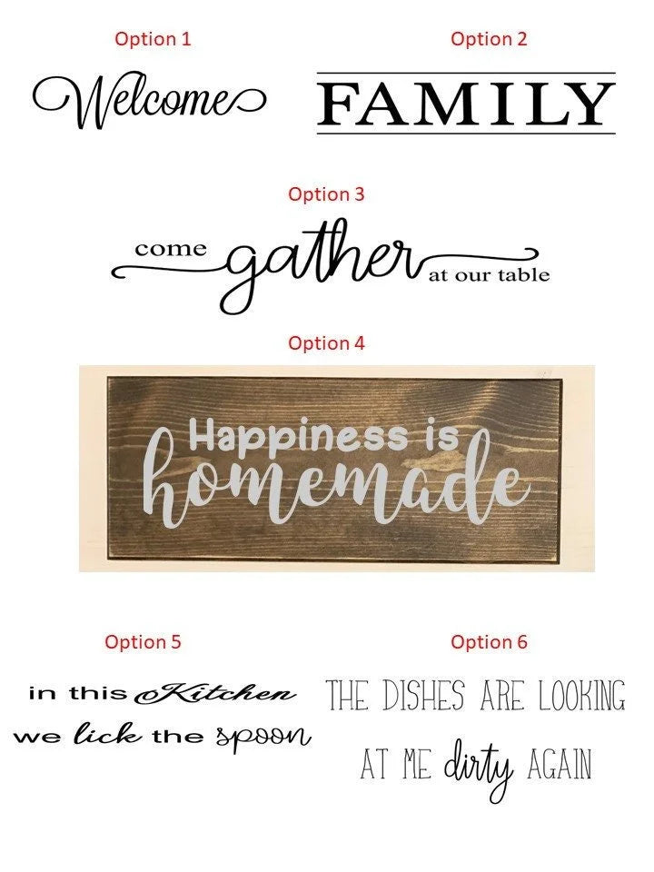 18" Rustic Farmhouse Style Sign