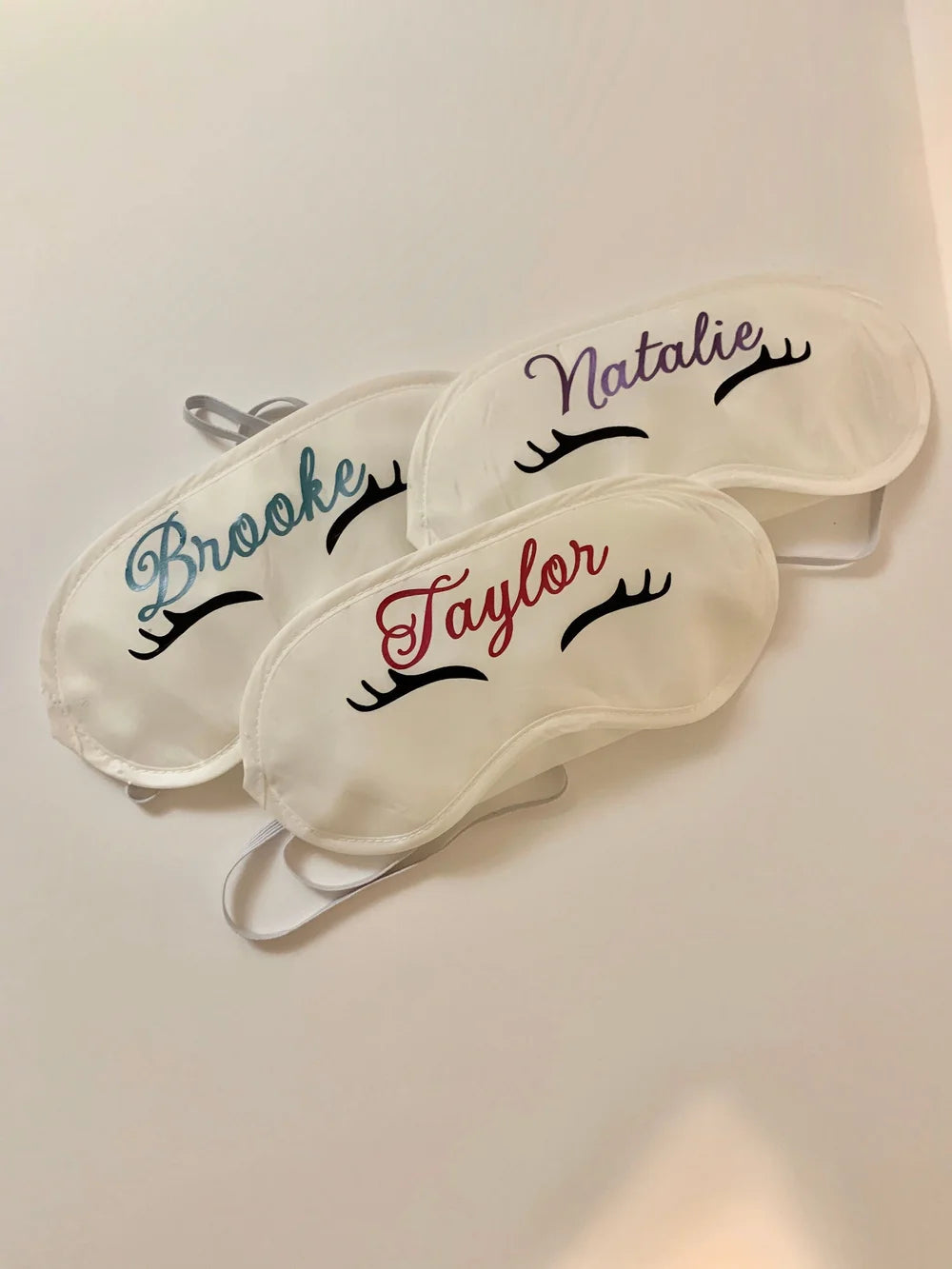 Personalized Sleep Mask / Slumber Party Mask / Bridal Party Mask