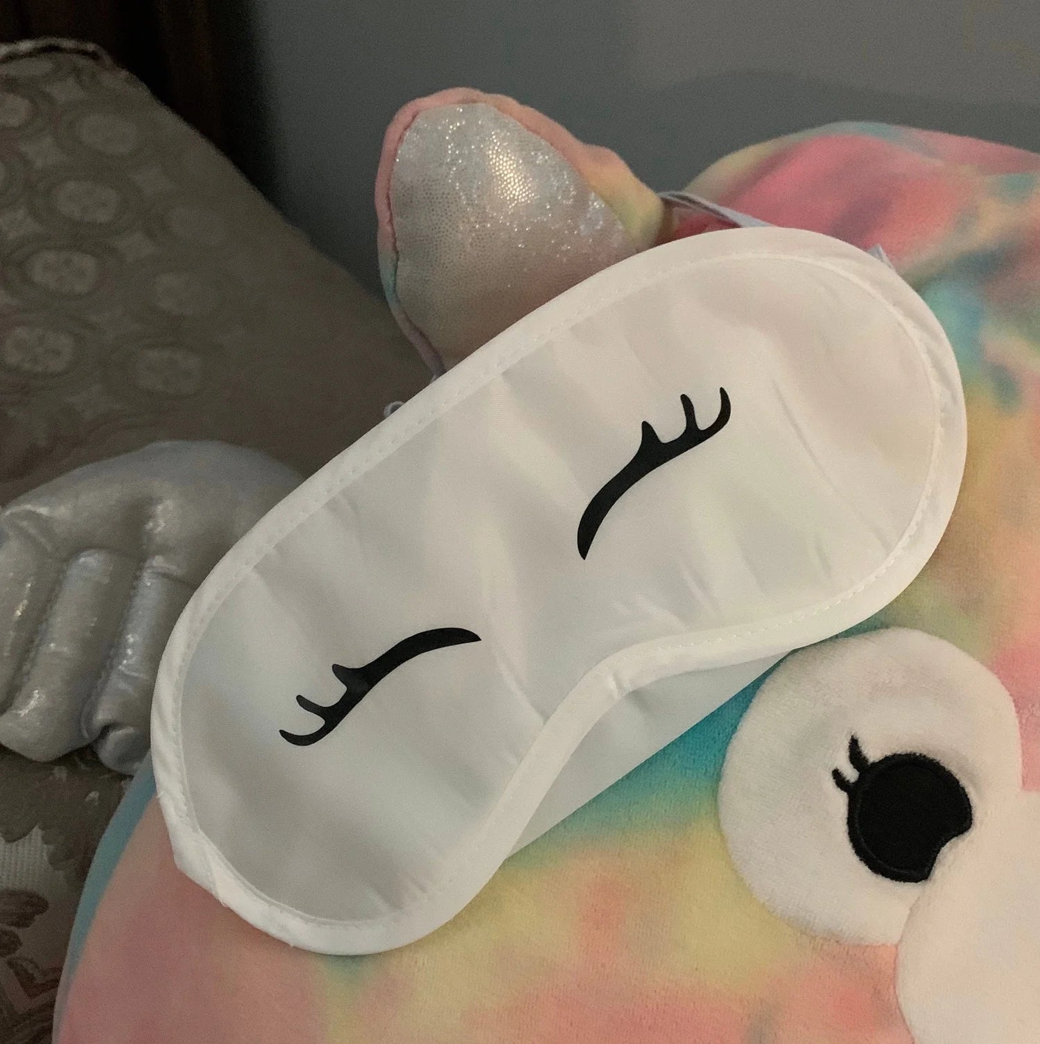 Personalized Sleep Mask / Slumber Party Mask / Bridal Party Mask