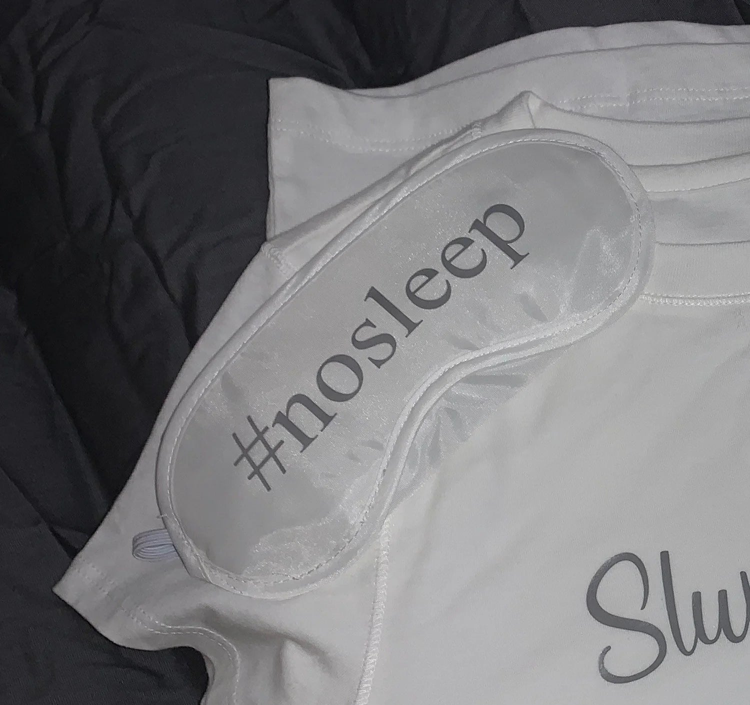 Personalized Sleep Mask / Slumber Party Mask / Bridal Party Mask